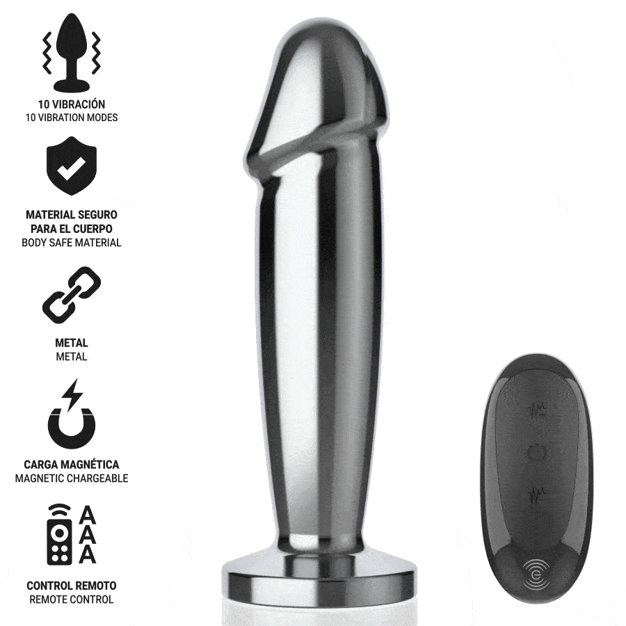 Intense Anal Toys-Plug Anal Metalic 10 Vibrații cu Telecomandă 8 img 206451 bbbe52d927d0094d7ba5c21f02463056 1