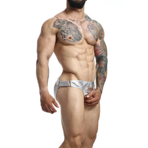 Mob-Dngeon Jockstrap Silver Cock Ring One Size - imagine 4