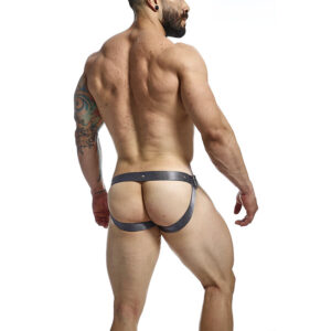 Mob-Dngeon Snap Jockstrap Gri One Size-Piele Ecologica 8 Mob-Dngeon Snap Jockstrap Gri One Size-Piele Ecologica - imagine 3