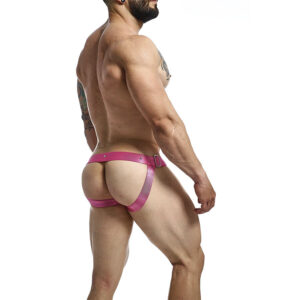 Mob-Dngeon Jockstrap Roz One Size-Piele Ecologica 9 Mob-Dngeon Jockstrap Roz One Size-Piele Ecologica - imagine 4