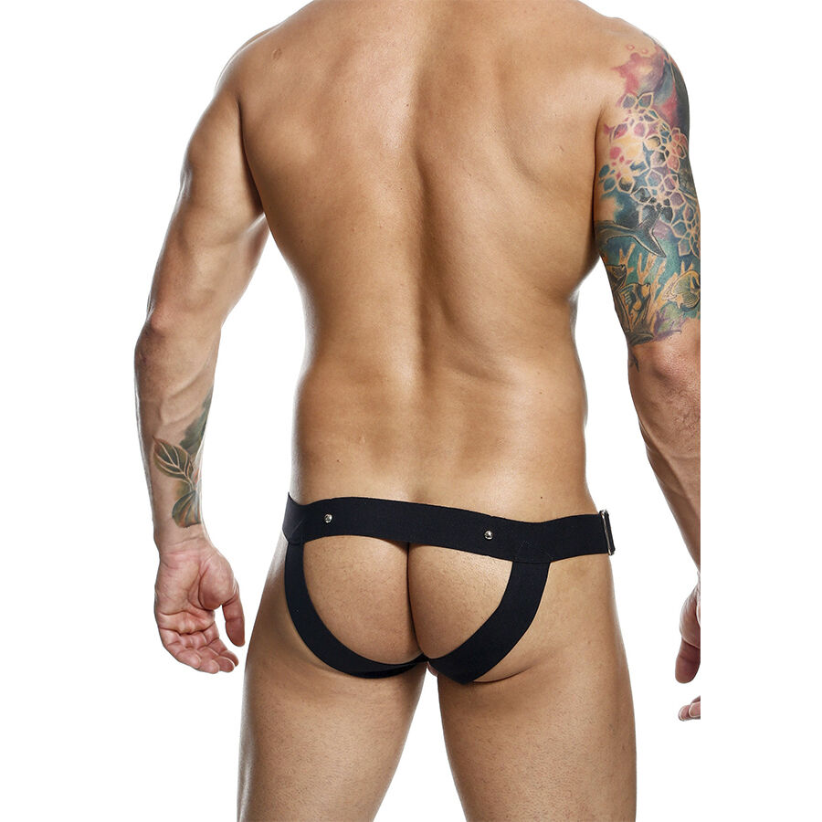 Mob-Dngeon Jockstrap cu Inel pentru Penis One Size-Piele Ecologica 4 img 206649 62518ea7092e7dcb7364cd2ab3bb5727 1