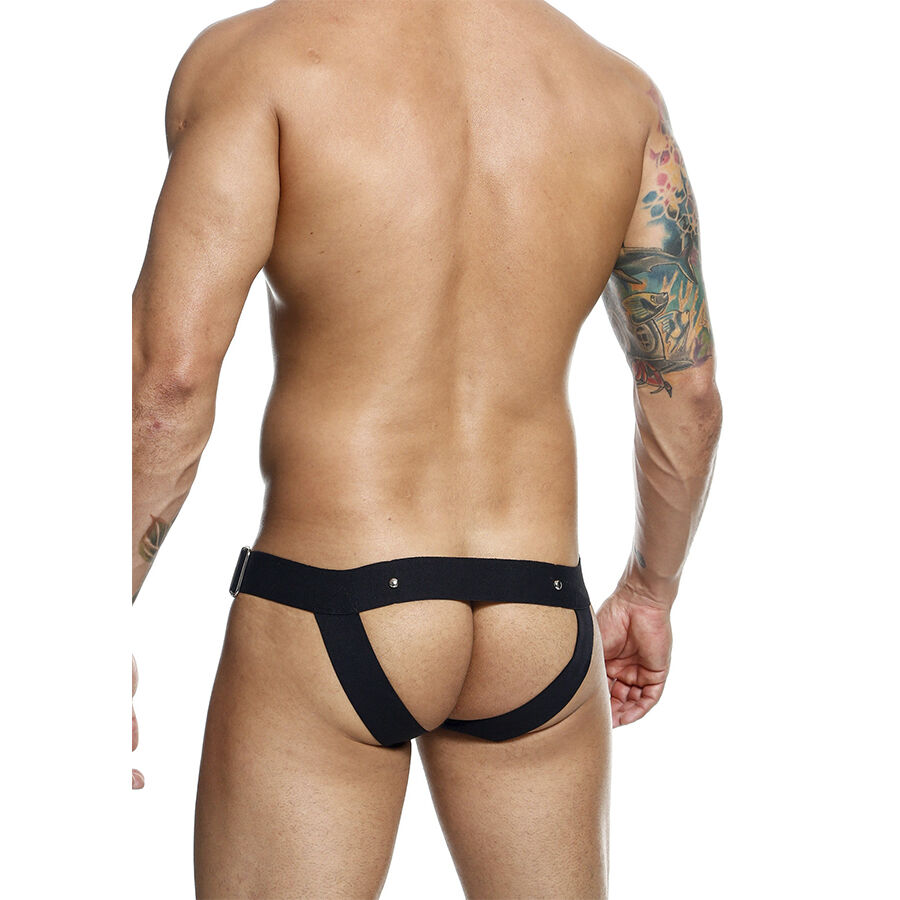 Mob-Dngeon Jockstrap cu Inel pentru Penis One Size-Piele Ecologica 5 img 206650 e1009a301ccf5305b9a09611b48ccf4e 1