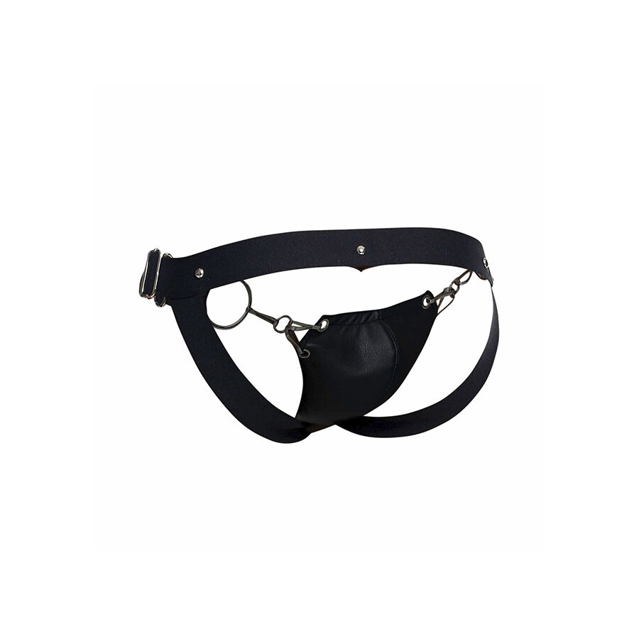 Mob-Dngeon Jockstrap Negru Pressure One Size-Metal 5 img 206666 2d11c07e6083da34215c75f93afa8586 1