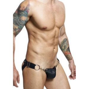 Mob-Dngeon Jockstrap Negru Pressure One Size-Metal 17 Mob-Dngeon Jockstrap Negru Pressure One Size-Metal - imagine 7