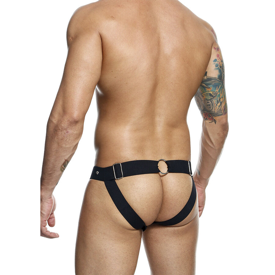 Mob-Dngeon Jockstrap Sportsman Negru One Size-Metal 4 img 206676 02f94677d36d8fa7d22862c300a15358 1