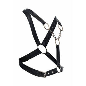 Mob-Dngeon Ham cu Lanț Încrucișat Negru One Size-Metal 13 Mob-Dngeon Ham cu Lanț Încrucișat Negru One Size-Metal - imagine 6