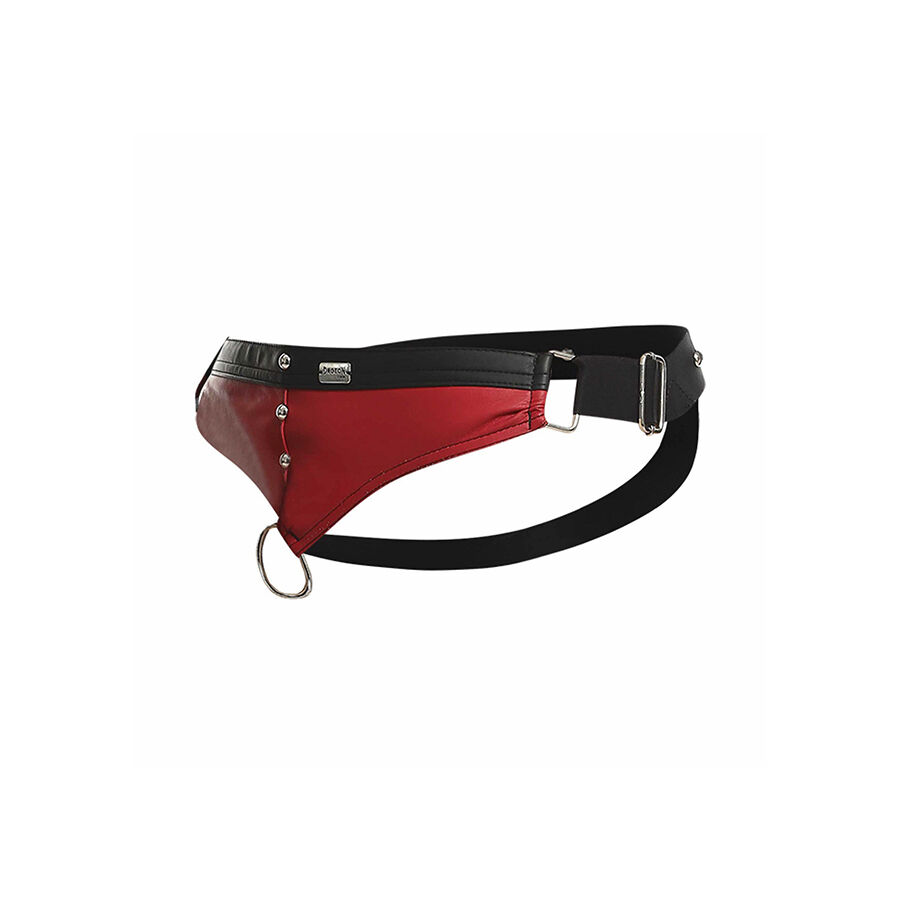 Mob-Dngeon Jockstrap Roșu Inel pentru Penis One Size-Metal 6 img 206738 4eaa3f8d76606ff0b4d3abd194766dd5 1