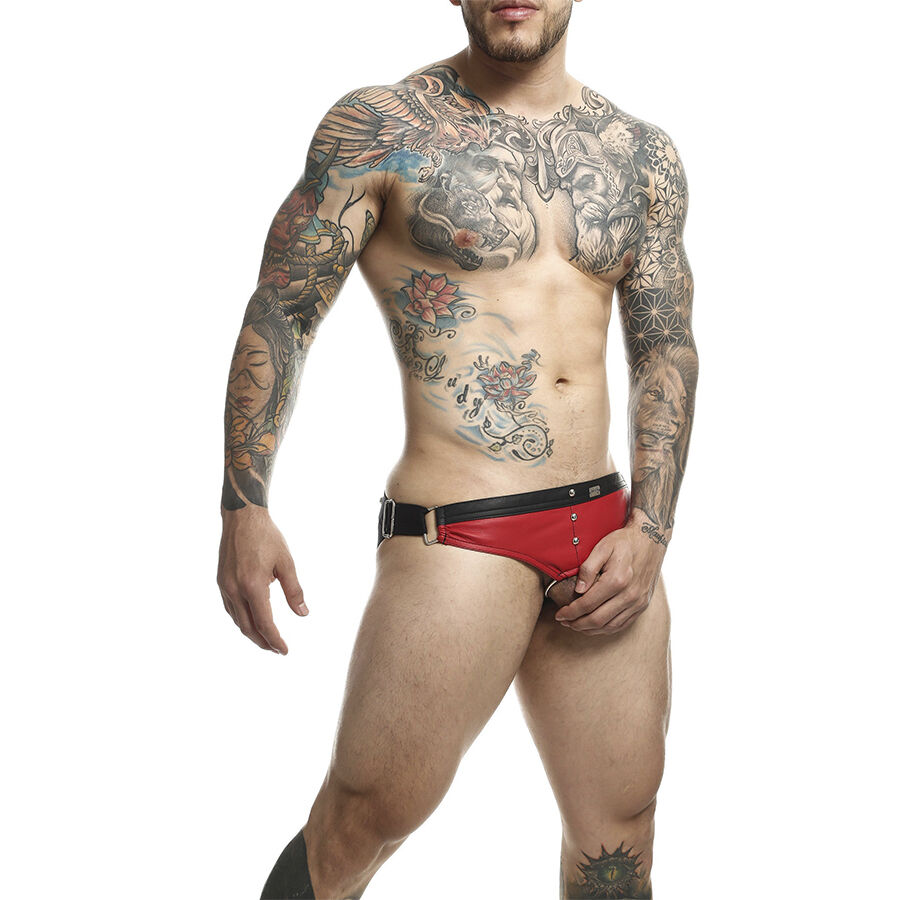 Mob-Dngeon Jockstrap Roșu Inel pentru Penis One Size-Metal 7 img 206740 46ac5a9e5f4dfa62baeac45899cbf74b 1
