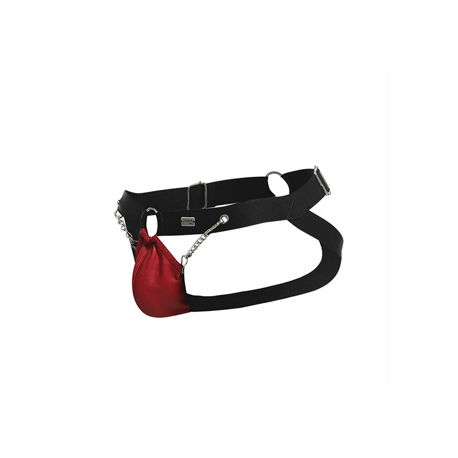 Mob-Dngeon Jockstrap Roșu cu Lanțuri One Size 6 img 206745 5b8b57181a73b0cf52ea647f6a7249ea 1