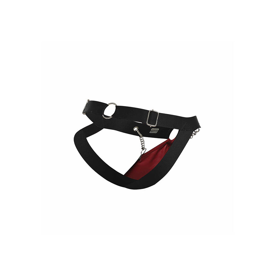 Mob-Dngeon Jockstrap Roșu cu Lanțuri One Size 7 img 206746 f6cc6dc505595d149d43fac3632f1b67 1