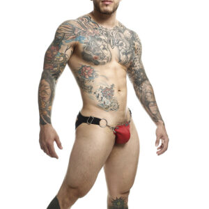 Mob-Dngeon Snap Jockstrap Roșu One Size-Metal 14 Mob-Dngeon Snap Jockstrap Roșu One Size-Metal - imagine 6