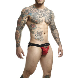 Mob-Dngeon Jockstrap Athlete Roșu One Size - imagine 4
