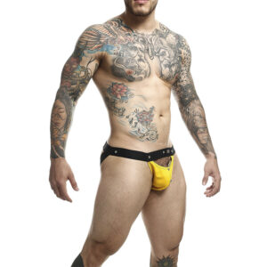Mob-Dngeon Jockstrap Galben Sportsman One Size-Metal 11 Mob-Dngeon Jockstrap Galben Sportsman One Size-Metal - imagine 3