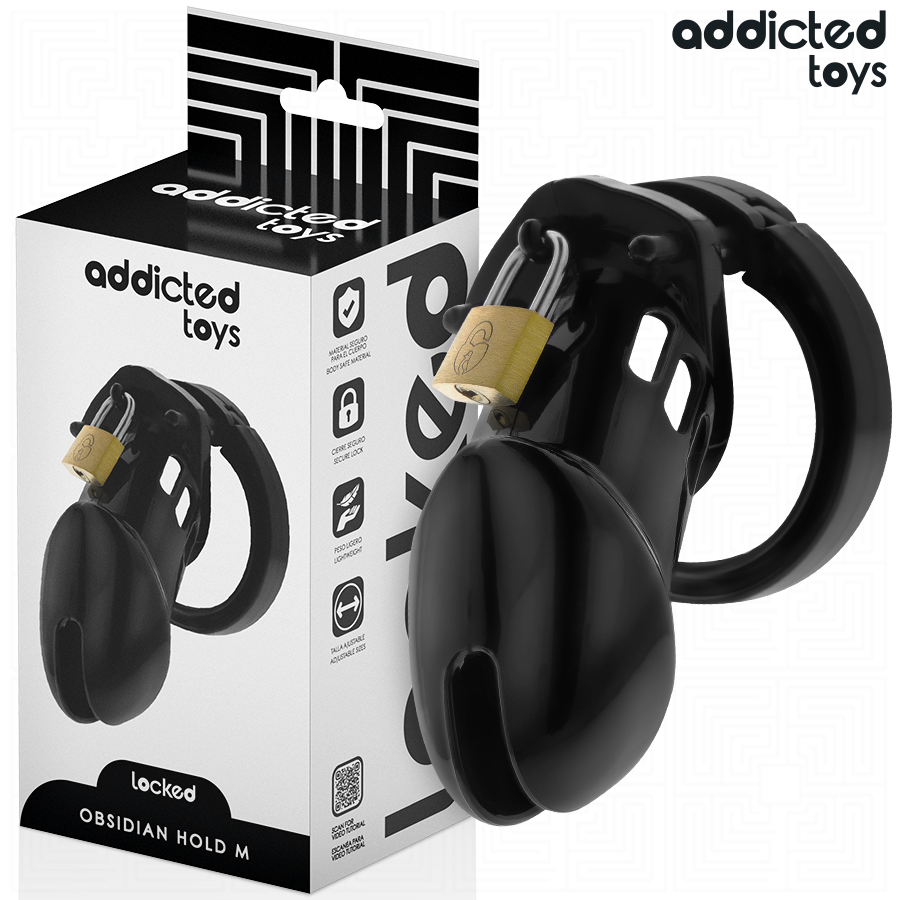 Addicted Toys - Locked Obsidian Hold Cușcă pentru Penis Size M 1 img 207017 8cb345d9d0df73377ad62543929f05e5 1