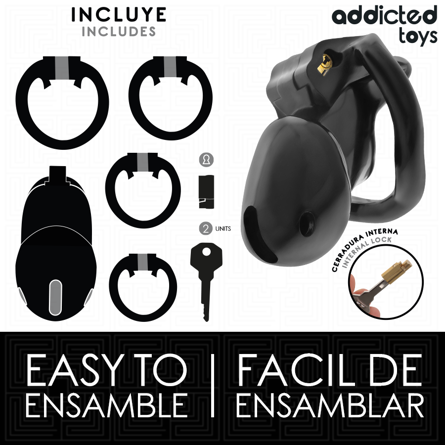Addicted Toys - Locked - Mindnight Cell Cușcă pentru Penis Size S 3 img 207033 e5c4c5c994277648e1a0bf4b28ebf3ea 1