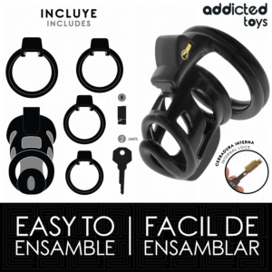 Addicted Toys Locked - Gilden Cage Cușcă pentru Penis din Metal 8.5 cm 12 Addicted Toys Locked - Gilden Cage Cușcă pentru Penis din Metal 8.5 cm - imagine 5