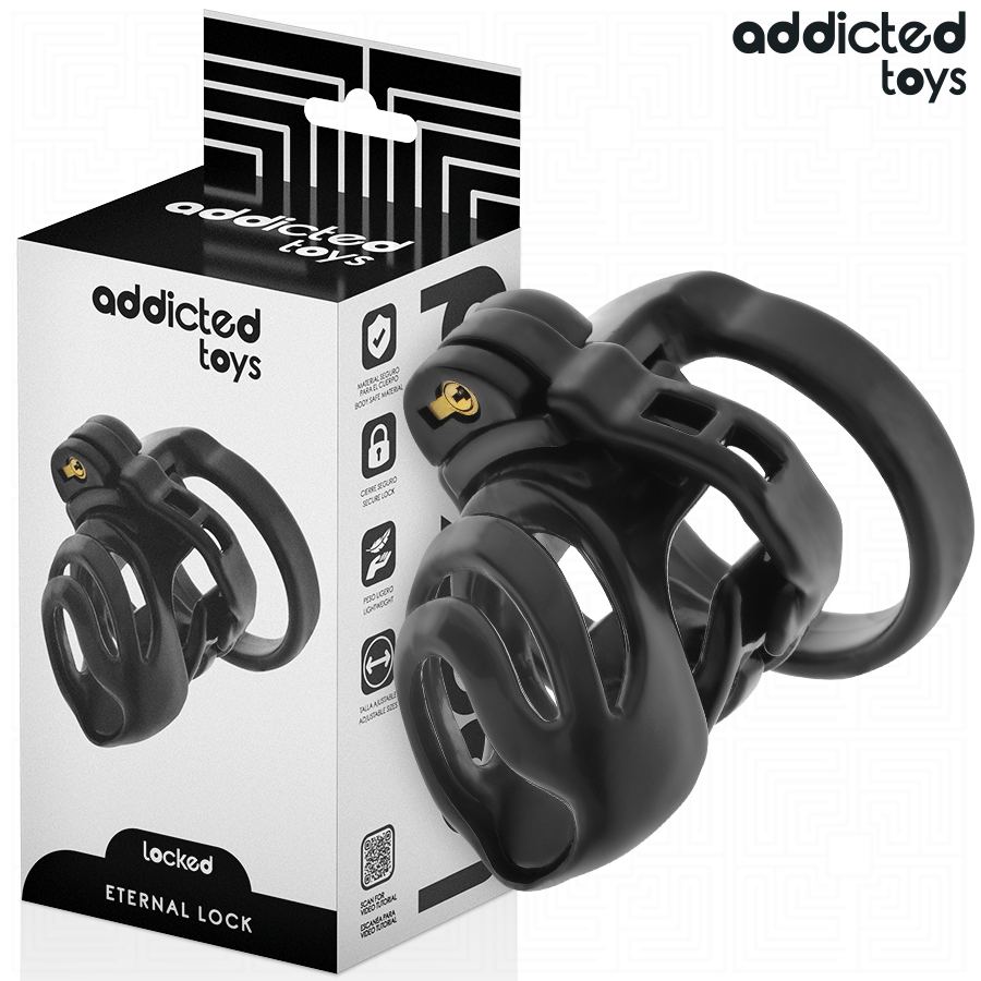 Addicted Toys - Locked - Eternal Lock Cușcă pentru Penis 9 cm 1 img 207044 c77e3ea2475d0239675811412fb4b35b 1