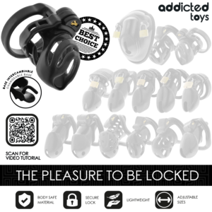 Addicted Toys - Locked - Eternal Lock Cușcă pentru Penis 9 cm 11 Addicted Toys - Locked - Eternal Lock Cușcă pentru Penis 9 cm - imagine 4