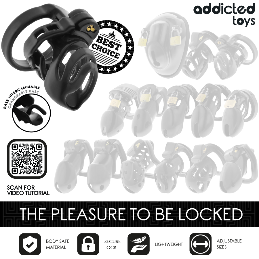 Addicted Toys - Locked - Eternal Lock Cușcă pentru Penis 9 cm 4 img 207045 6182bd7542ba2b34f42dbeec098519a3 1