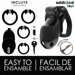 Addicted Toys - Locked - Mindnight Cell Cușcă pentru Penis, Mărime M 13 Addicted Toys - Locked - Mindnight Cell Cușcă pentru Penis, Mărime M - imagine 6