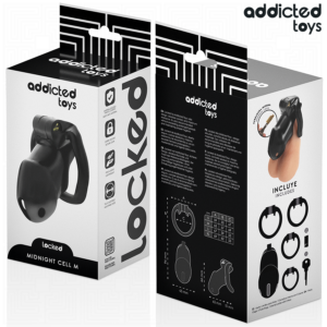 Addicted Toys - Locked - Mindnight Cell Cușcă pentru Penis, Mărime M 10 Addicted Toys - Locked - Mindnight Cell Cușcă pentru Penis, Mărime M - imagine 3