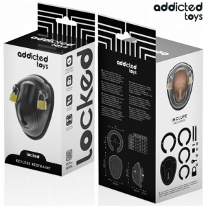 Addicted Toys - Locked - Cușcă de Castitate pentru Penis fără Cheie 11.5 cm - imagine 3