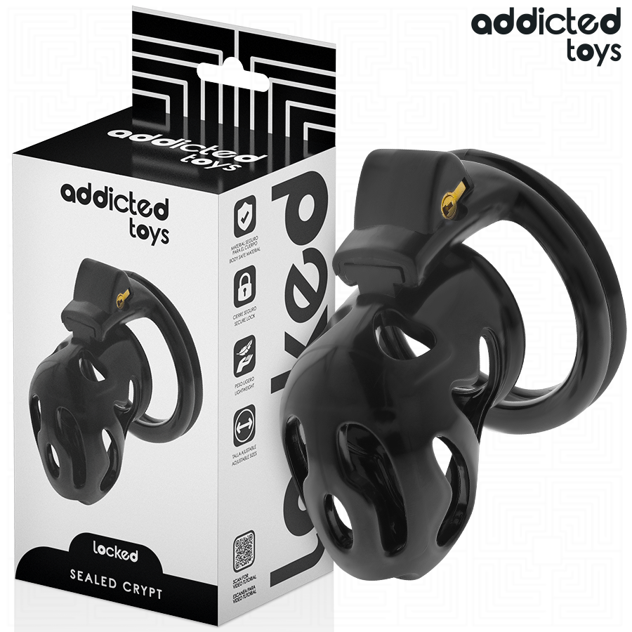 Addicted Toys - Locked Sealed Crypt Cușcă de Castitate pentru Penis 8 cm 1 img 207078 419e042d34e55108d7cb2e010c8b8907 1