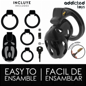 Addicted Toys - Locked Sealed Crypt Cușcă de Castitate pentru Penis 8 cm 11 Addicted Toys - Locked Sealed Crypt Cușcă de Castitate pentru Penis 8 cm - imagine 4