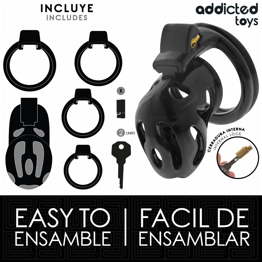 Addicted Toys - Locked Sealed Crypt Cușcă de Castitate pentru Penis 8 cm 4 img 207080 1255949e90e357be838beccdcc27b186 1