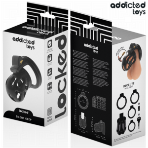 Addicted Toys Locked - Cușcă de Castitate Silent Keep 7.5 cm - imagine 5