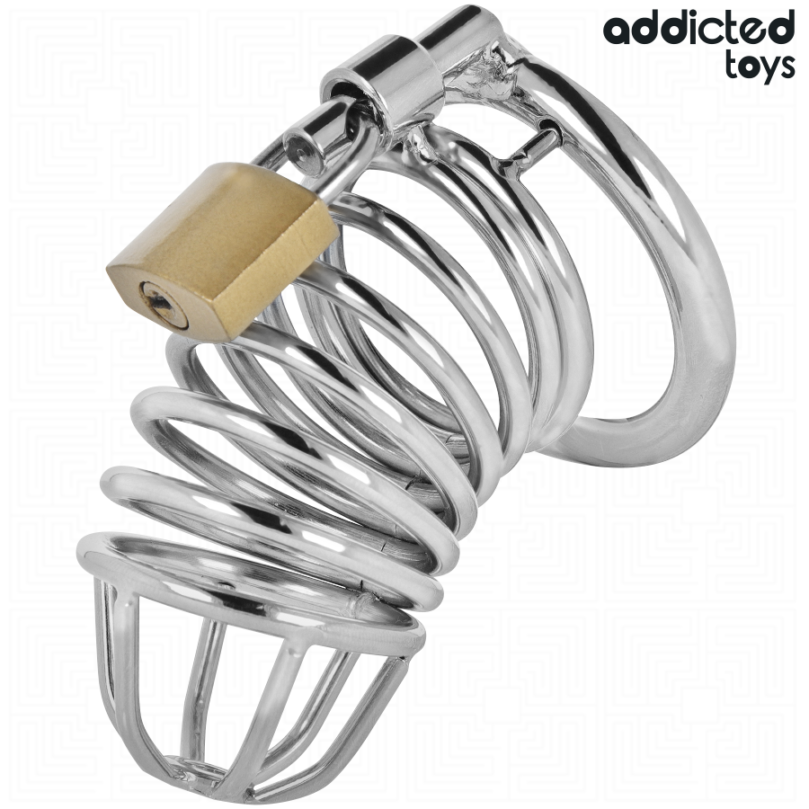 Addicted Toys Locked-Locked Iron Cell Cușcă Metalică 7 Addicted Toys Locked-Locked Iron Cell Cușcă Metalică · Accesorii BDSM (imaginea 7)
