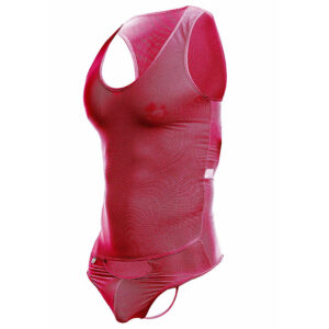 Mob-Bodysheer Transparent Roșu, S/M/L/XL - imagine 4