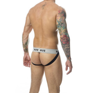 Mob-Jock Clasic Stripe Alb, S/L/XL/XXL 8 Mob-Jock Clasic Stripe Alb, S/L/XL/XXL - imagine 3