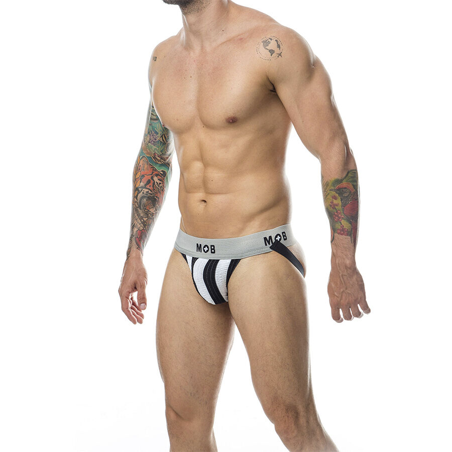 Mob-Jock Clasic Stripe Alb, S/L/XL/XXL 5 img 207864 1d7b3fea16294b4b2c4e5491a83d919b 1