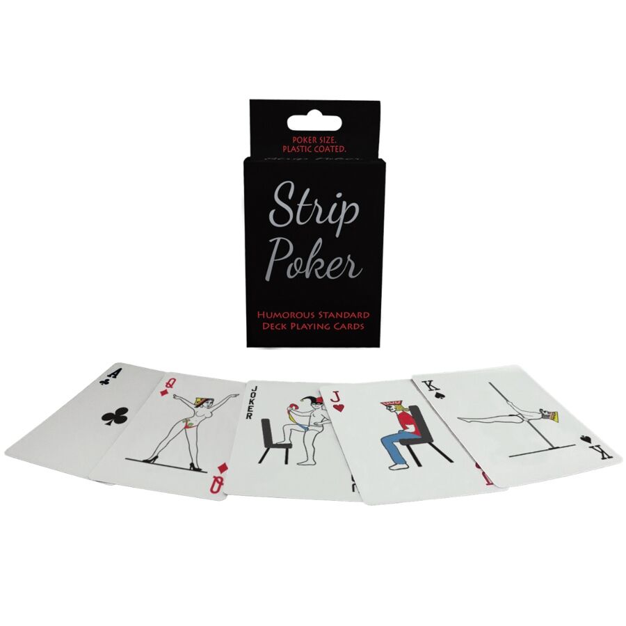 Kheper Games-Strip Poker Set de Cărți Tematic Stripper, 52 Cărți