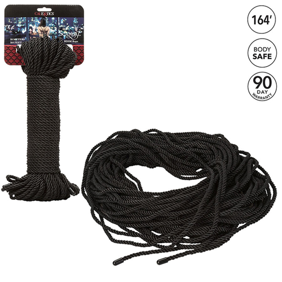 Calexotics-Scandal Negru Funie Bdsm 50 M 2 img 208224 624f6773c804432d51eea670bc3f3e2e 1