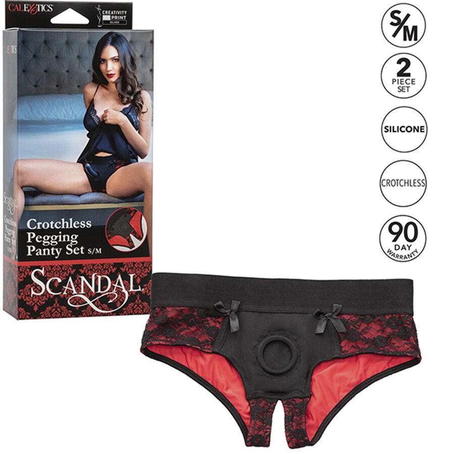 Calexotics-Scandal Set Chiloți fără Între-picioare cu Dilator/ · Accesorii BDSM (imaginea 3)