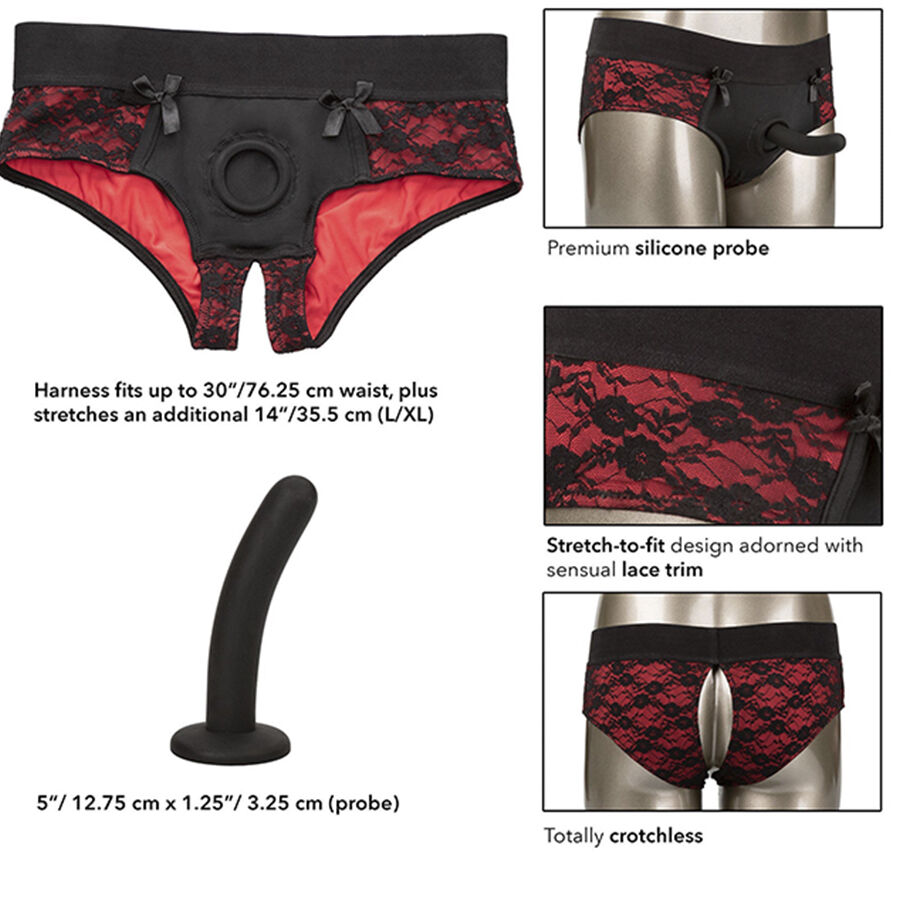 Calexotics-Scandal Set Chiloți fără Între-picioare cu Dilator/ 4 img 208252 748ee39ce52239f14f398d7d9d60dd0a 1