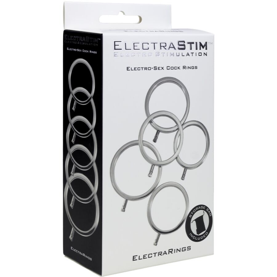 Electrastim-Electrarings Inele Metalice pentru Penis, Pachet 5 3 Electrastim-Electrarings Inele Metalice pentru Penis, Pachet 5 · Accesorii BDSM (imaginea 3)