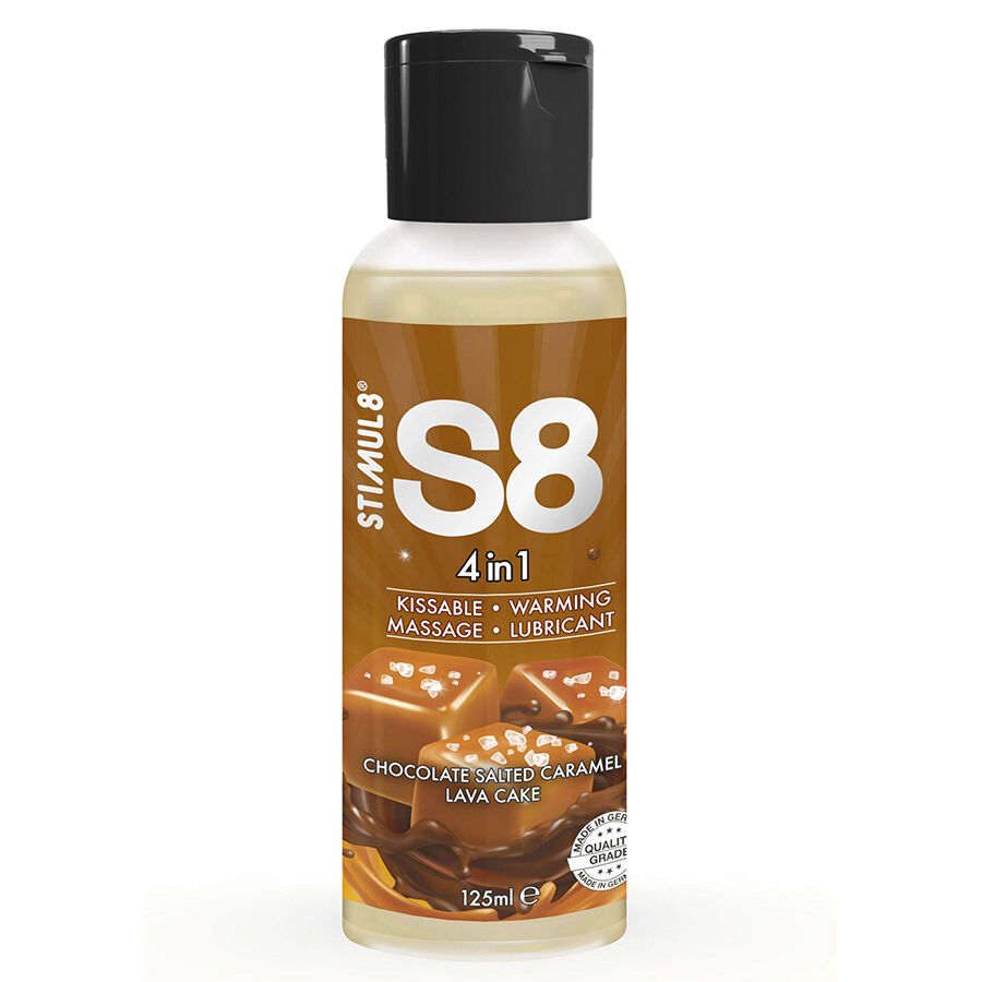 STIMUL8 - S8 4 in 1 Lubrifiant Desert Ciocolată si Caramel Sărat 125 ml 1 img 208704 ace769c3a3db6fd9aa2207b66e4a2155 1
