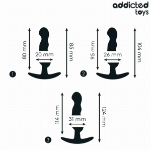 Addicted Toys - Set de 3 Pluguri Anale din Silicon Model 1 11 Addicted Toys - Set de 3 Pluguri Anale din Silicon Model 1 - imagine 4