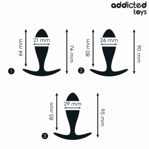 Addicted Toys - Set de 3 Pluguri Anale din Silicon Model 2 11 Addicted Toys - Set de 3 Pluguri Anale din Silicon Model 2 - imagine 4