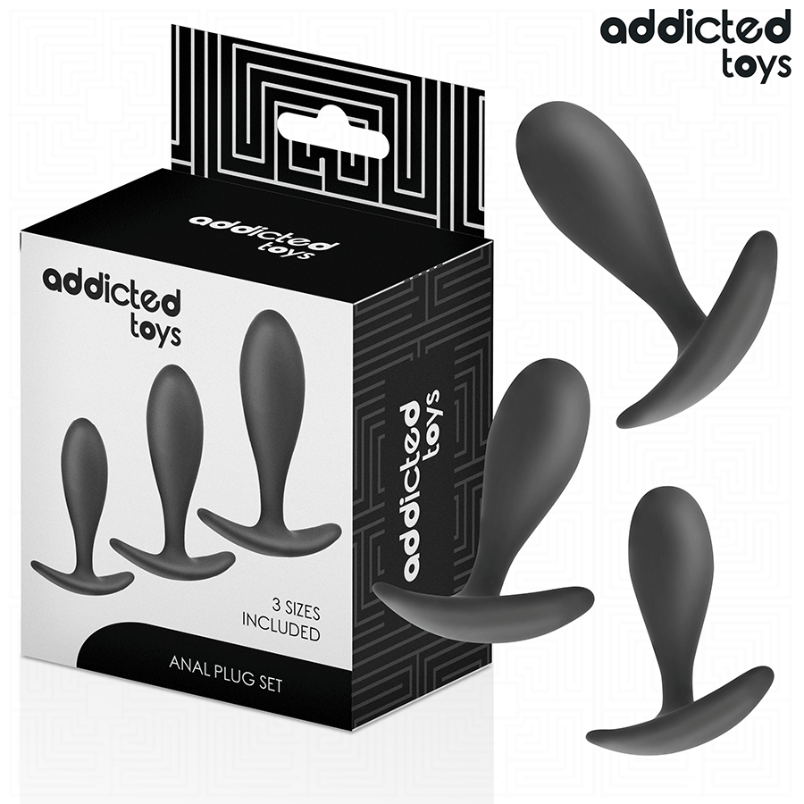 Addicted Toys - Set de 3 Pluguri Anale din Silicon Model 2 2 img 208815 762ee18fa6a7b7812e27714f7468f48d 1