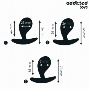 Addicted Toys - Set de 3 Pluguri Anale din Silicon Model 3 11 Addicted Toys - Set de 3 Pluguri Anale din Silicon Model 3 - imagine 4