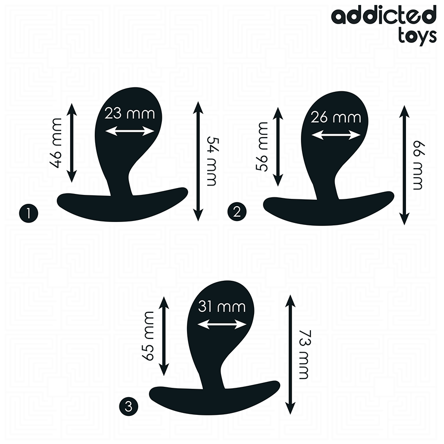 Addicted Toys - Set de 3 Pluguri Anale din Silicon Model 3 4 img 208818 78dff897093111825d5664ef45bd4992 1