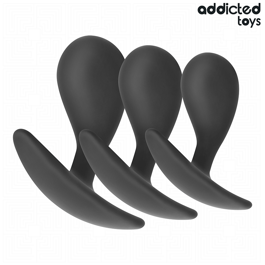 Addicted Toys - Set de 3 Pluguri Anale din Silicon Model 3 1 img 208824 fba0bac86c72fbf5b5a328920d638145 1