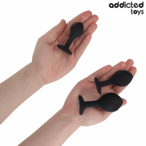 Addicted Toys - Set de 3 Pluguri Anale din Silicon cu Bijuterie 13 Addicted Toys - Set de 3 Pluguri Anale din Silicon cu Bijuterie - imagine 6