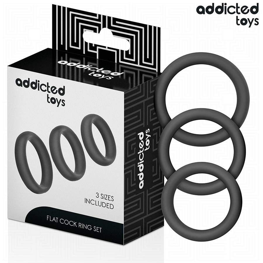 Addicted Toys - Set de Inele Plate din Silicon 2 img 208832 cedd852fd87a664308c8f11eefe6facd 1