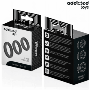 Addicted Toys - Set de Inele Plate din Silicon 12 Addicted Toys - Set de Inele Plate din Silicon - imagine 6