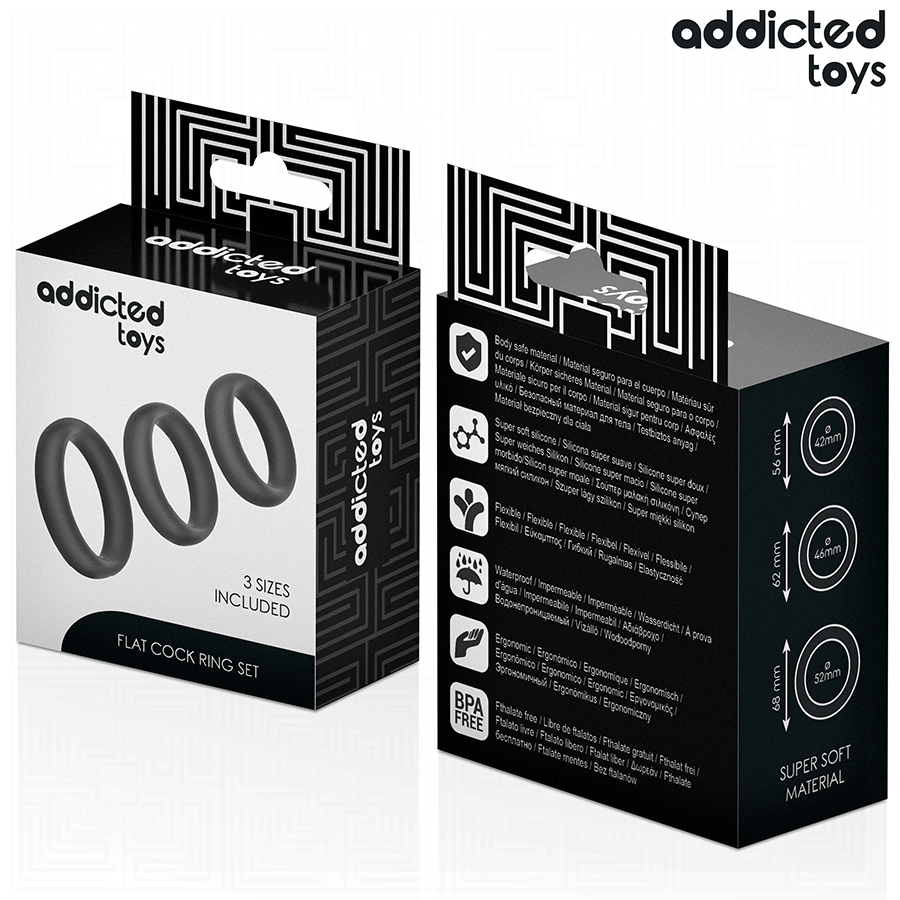 Addicted Toys - Set de Inele Plate din Silicon 6 img 208835 43fd2913b527f947e0a98538398ba5c2 1